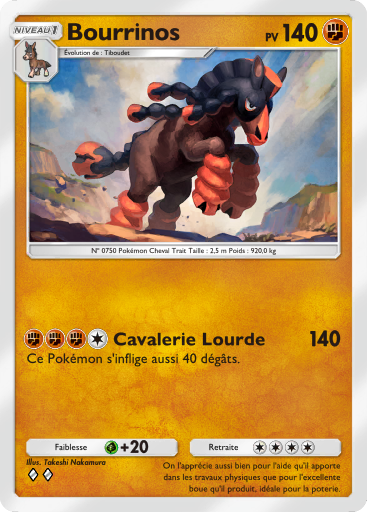 Carte Pokémon TCG Pocket Gardiens Astraux Bourrinos
