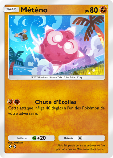 Carte Pokémon TCG Pocket Gardiens Astraux Météno