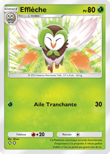 Carte Pokémon TCG Pocket Gardiens Astraux Efflèche