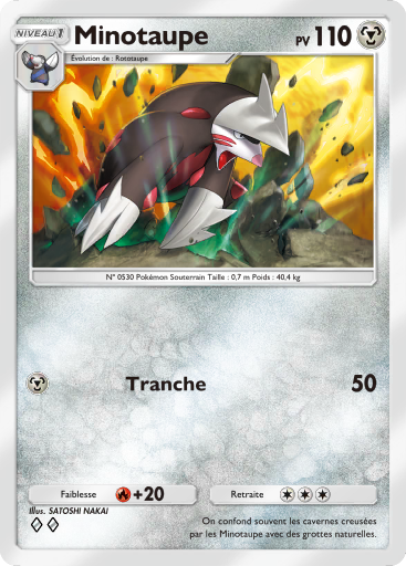 Carte Pokémon TCG Pocket Gardiens Astraux Minotaupe