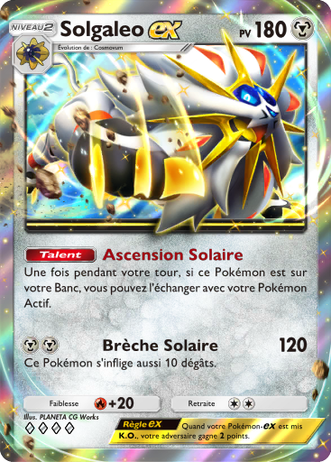 Carte Pokémon TCG Pocket Gardiens Astraux Solgaleo-ex