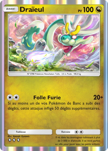 Carte Pokémon TCG Pocket Gardiens Astraux Draïeul
