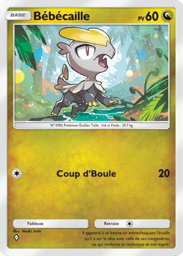 Carte Pokémon TCG Pocket Gardiens Astraux Bébécaille