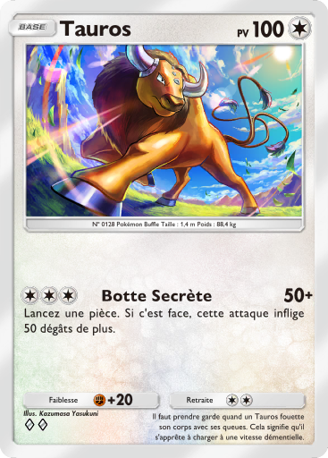 Carte Pokémon TCG Pocket Gardiens Astraux Tauros