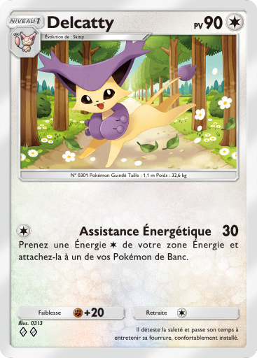 Carte Pokémon TCG Pocket Gardiens Astraux Delcatty