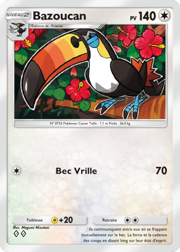 Carte Pokémon TCG Pocket Gardiens Astraux Bazoucan