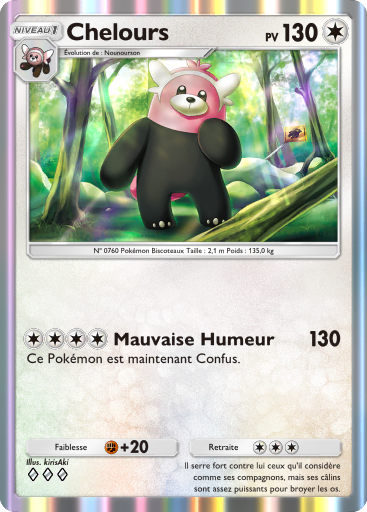 Carte Pokémon TCG Pocket Gardiens Astraux Chelours