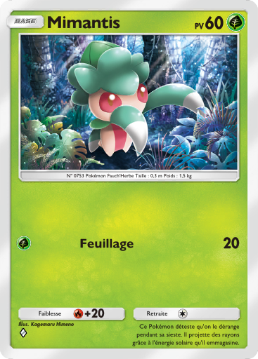 Carte Pokémon TCG Pocket Gardiens Astraux Mimantis