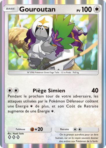 Carte Pokémon TCG Pocket Gardiens Astraux Gouroutan