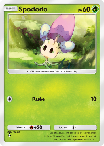 Carte Pokémon TCG Pocket Gardiens Astraux Spododo