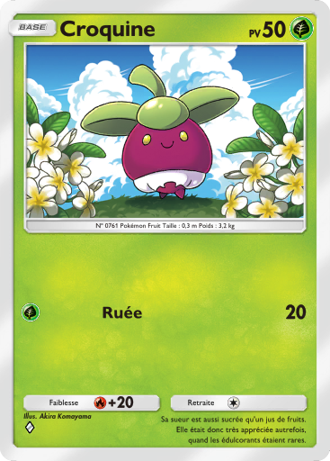 Carte Pokémon TCG Pocket Gardiens Astraux Croquine