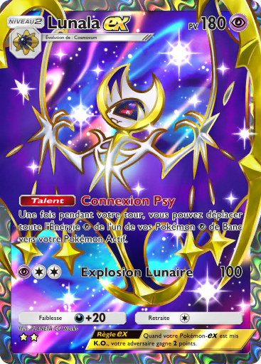 Carte Pokémon TCG Pocket Gardiens Astraux Lunala-ex