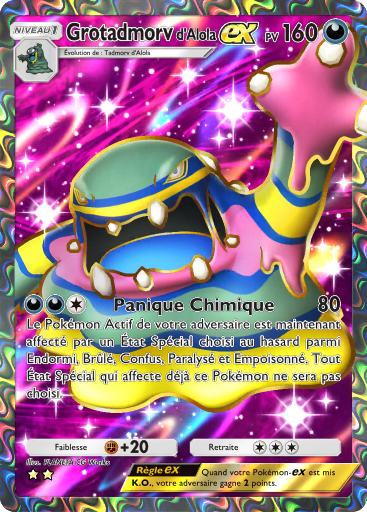 Carte Pokémon TCG Pocket Gardiens Astraux Grotadmorv (d'Alola)-ex