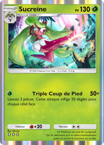 Carte Pokémon TCG Pocket Gardiens Astraux Sucreine