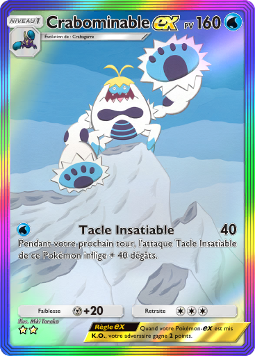 Carte Pokémon TCG Pocket Gardiens Astraux Crabominable-ex