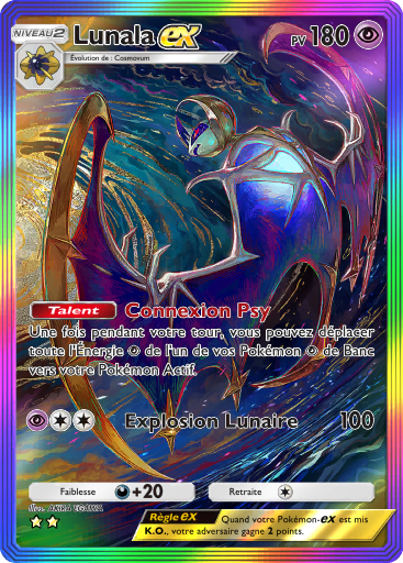 Carte Pokémon TCG Pocket Gardiens Astraux Lunala-ex