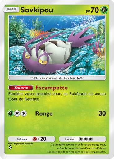Carte Pokémon TCG Pocket Gardiens Astraux Sovkipou