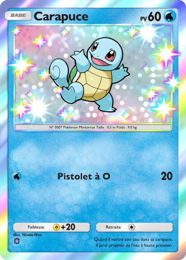 Carte Pokémon TCG Pocket Gardiens Astraux Carapuce