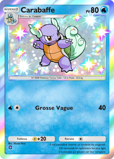 Carte Pokémon TCG Pocket Gardiens Astraux Carabaffe