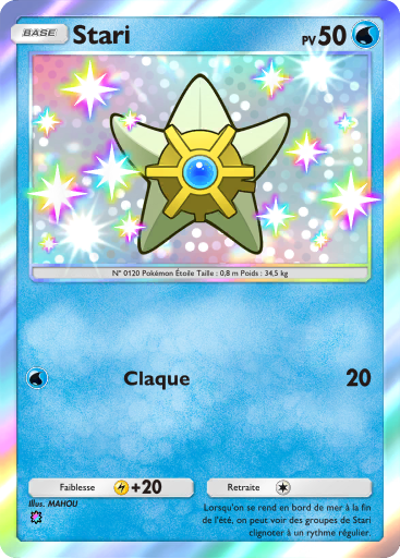 Carte Pokémon TCG Pocket Gardiens Astraux Stari