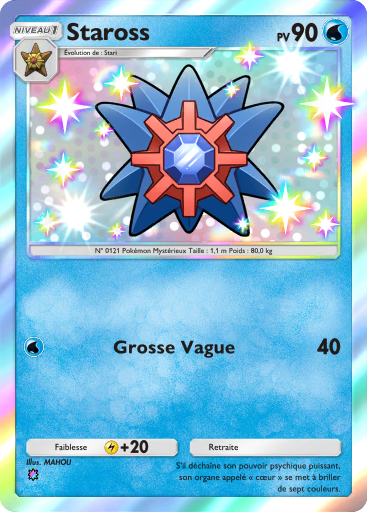 Carte Pokémon TCG Pocket Gardiens Astraux Staross