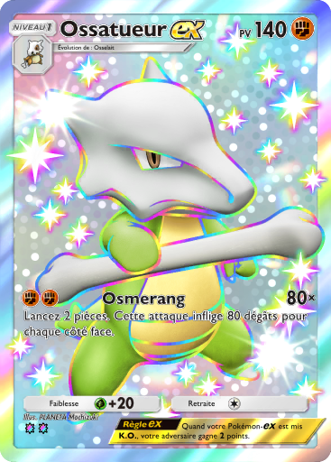 Carte Pokémon TCG Pocket Gardiens Astraux Ossatueur-ex