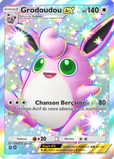 Carte Pokémon TCG Pocket Gardiens Astraux Grodoudou-ex