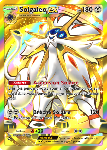 Carte Pokémon TCG Pocket Gardiens Astraux Solgaleo-ex