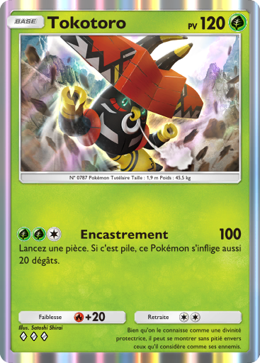 Carte Pokémon TCG Pocket Gardiens Astraux Tokotoro