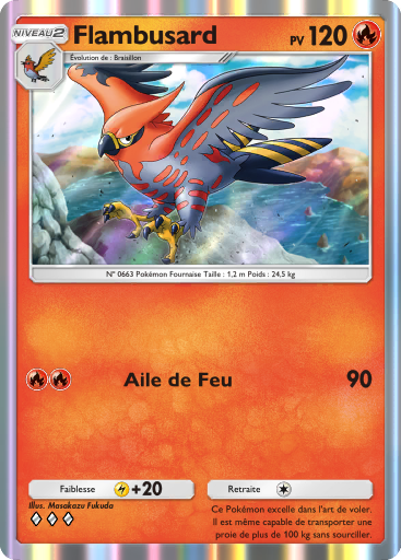 Carte Pokémon TCG Pocket Gardiens Astraux Flambusard