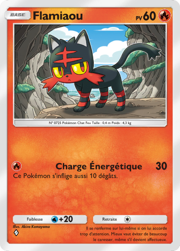 Carte Pokémon TCG Pocket Gardiens Astraux Flamiaou