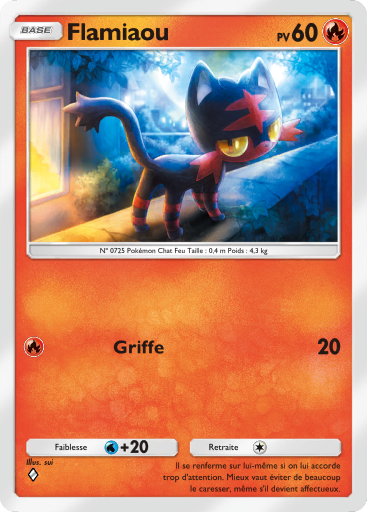 Carte Pokémon TCG Pocket Gardiens Astraux Flamiaou