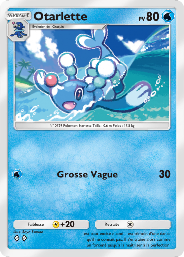 Carte Pokémon TCG Pocket Gardiens Astraux Otarlette