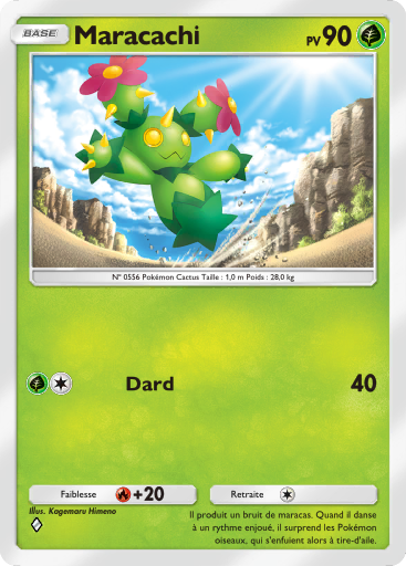 Carte Pokémon TCG Pocket Gardiens Astraux Maracachi