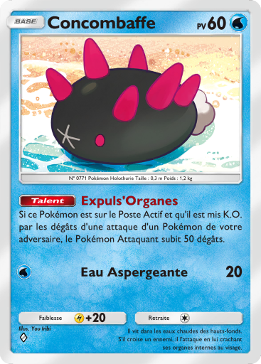Carte Pokémon TCG Pocket Gardiens Astraux Concombaffe