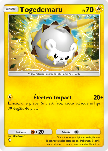 Carte Pokémon TCG Pocket Gardiens Astraux Togedemaru