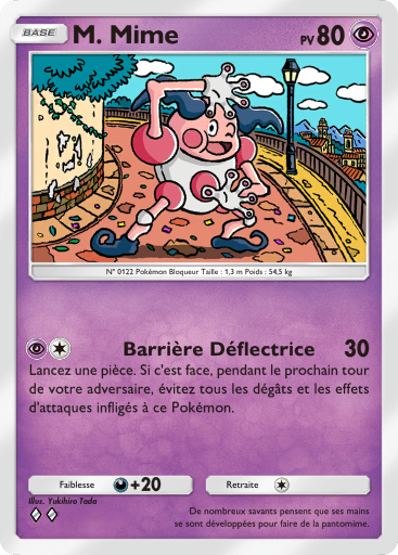 Carte Pokémon TCG Pocket Gardiens Astraux M. Mime