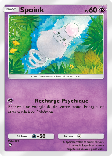 Carte Pokémon TCG Pocket Gardiens Astraux Spoink