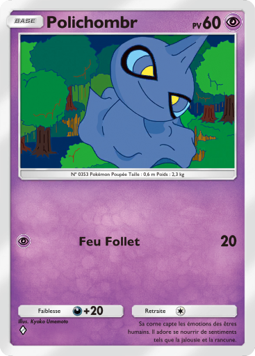 Carte Pokémon TCG Pocket Gardiens Astraux Polichombr