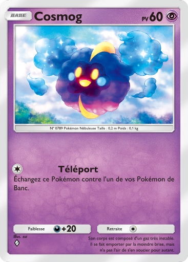 Carte Pokémon TCG Pocket Gardiens Astraux Cosmog