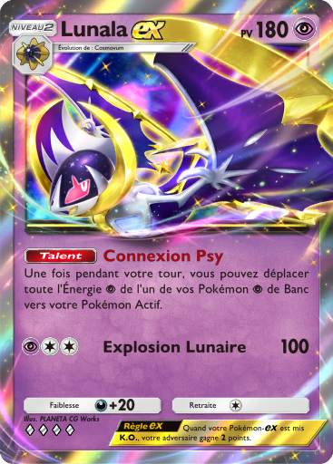 Carte Pokémon TCG Pocket Gardiens Astraux Lunala-ex