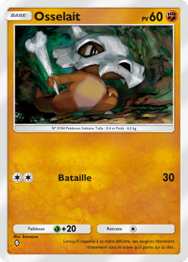 Carte Pokémon TCG Pocket Gardiens Astraux Osselait