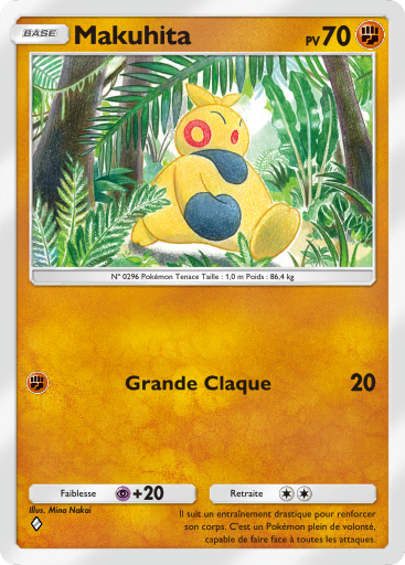 Carte Pokémon TCG Pocket Gardiens Astraux Makuhita