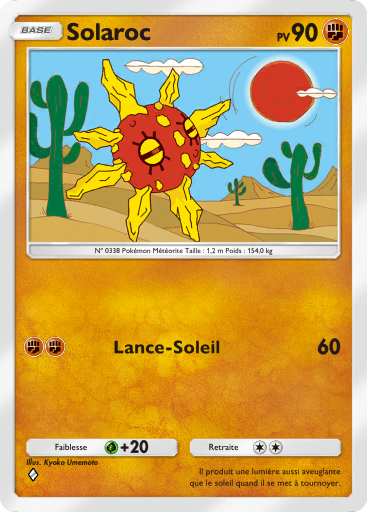 Carte Pokémon TCG Pocket Gardiens Astraux Solaroc