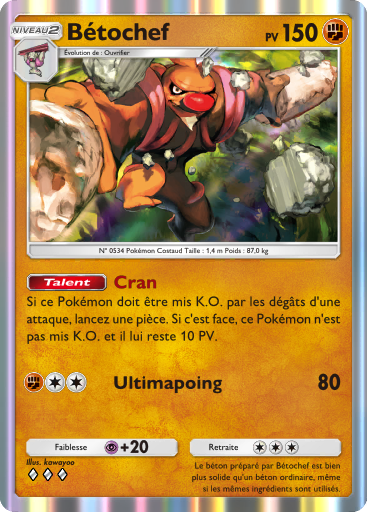 Carte Pokémon TCG Pocket Gardiens Astraux Bétochef