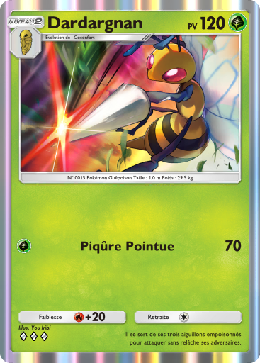 Carte Pokémon TCG Pocket Puissance Génétique Dardargnan