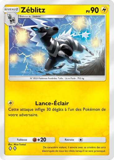 Carte Pokémon TCG Pocket Puissance Génétique Zéblitz