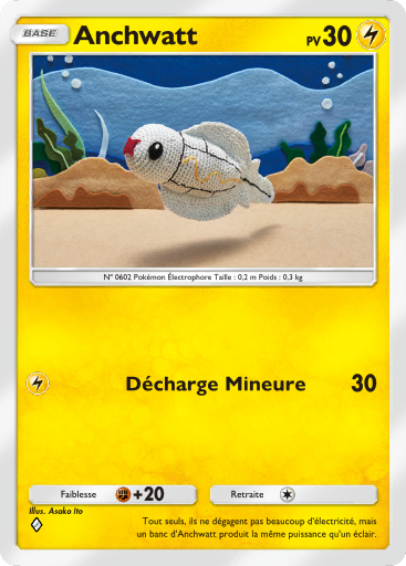 Carte Pokémon TCG Pocket Puissance Génétique Anchwatt
