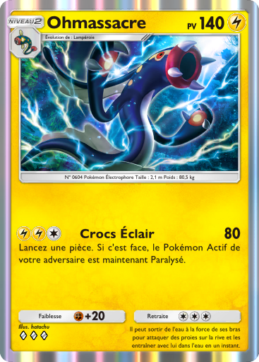 Carte Pokémon TCG Pocket Puissance Génétique Ohmassacre