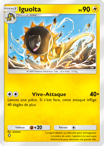 Carte Pokémon TCG Pocket Puissance Génétique Iguolta